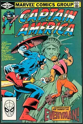 Buy Captain America 267 VF- 7.5 1st Everyman Marvel 1982 • 6.95£