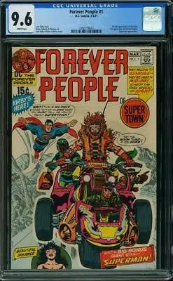 Buy Forever People #1 CGC 9.6 DC 1971 1st Darkseid! Superman! White H9 113 Cm Clean • 1,394.01£