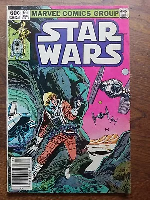 Buy Comic Star Wars 66 Marvel Newsstand 1982 See Pics • 7.76£
