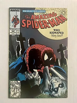 Buy AMAZING SPIDER-MAN #308 | Taskmaster App. | TODD MCFARLANE COVER  | 1988, Marvel • 15.53£
