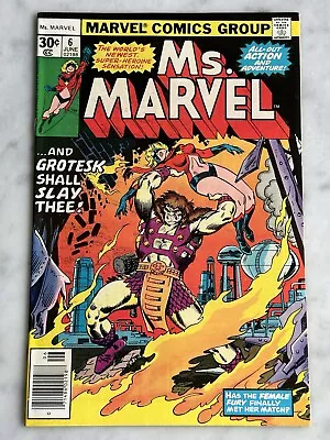 Buy Ms. Marvel #6 VF 8.0 - Buy 3 For FREE Shipping! (Marvel, 1977) • 6.60£