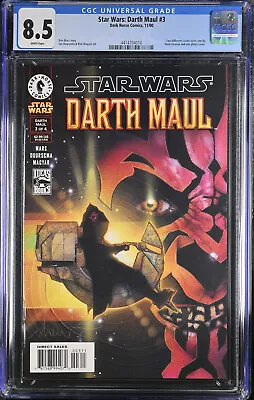 Buy Star Wars Darth Maul #3 CGC 8.5 White Pages Drew Struzan Cover Dark Horse 2000 • 23.30£
