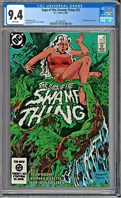Buy DC Comics Saga Of The Swamp Thing #25  CGC 9.4 (1st Cameo Constantine) • 194.14£