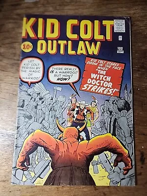 Buy Kid Colt Outlaw Issue 100 Sept. 1961 Kirby Cover Marvel Silver Age Cowboy Comic • 97.24£