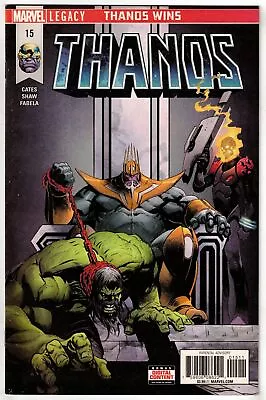 Buy Thanos #15 (2018)-1st Cameo App Fallen One- Cosmic Ghost Rider Reveal- Vf+ • 11.64£