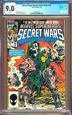 Buy Marvel Super Heroes Secret Wars #10 (1985) CGC 9.0  WP  Shooter - Zeck - Beatty • 46.59£