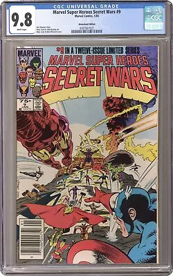 Buy Marvel Super Heroes Secret Wars #9N CGC 9.8 Newsstand 1985 4387667021 • 229.10£