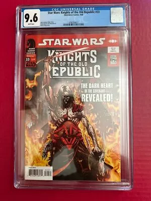 Buy Star Wars Knights Of The Old Republic (2008) #33 Graded CGC 9.6 • 63.68£