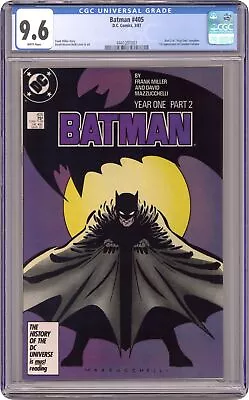 Buy Batman #405 CGC 9.6 1987 4441201007 • 46.60£