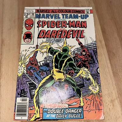 Buy Marvel Team-Up #56 Spider-Man And Daredevil Marvel Comics 1977 • 5£