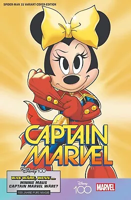 Buy Spider-man #15 Rare Disney100 'captain Marvel' German Variant Limited To 333 • 39.95£