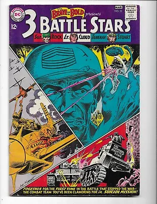 Buy Brave And The Bold 52 1964 DC Comics VG/F 5.0 Sgt Rock Haunted Tank Johnny Cloud • 46.60£