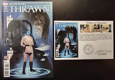 Buy Star Wars: Thrawn (2018) #6 SIGNED Timothy Zahn Notarized Witness Of Signature • 58.25£