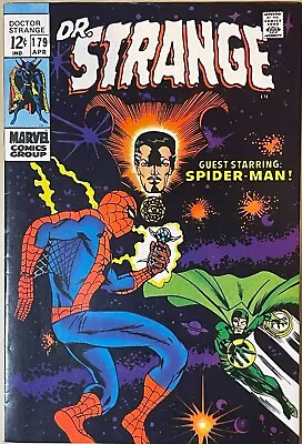 Buy DR. STRANGE #179 (1969) FN To FN+ SPIDER-MAN KEY SILVER AGE MARVEL COMICS • 27.18£