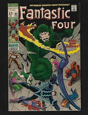 Buy Fantastic Four #83 VF Kirby Inhumans Black Bolt Medusa Maximus Early Franklin • 26.40£