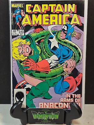 Buy Captain America #310 Nm 1st App Of Serpent Society & Diamondback Marvel 1985 • 23.33£