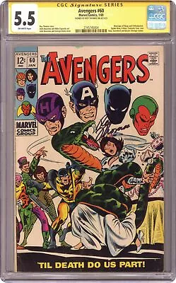 Buy Avengers #60 CGC 5.5 SS Roy Thomas 1969 2745745004 • 116.49£