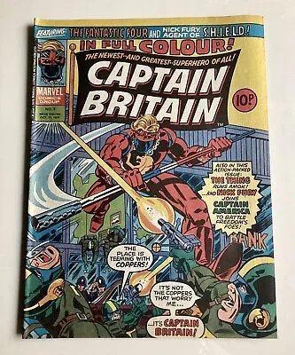 Buy COMIC MARVEL COMICS CAPTAIN BRITAIN No 3 1976 • 15£