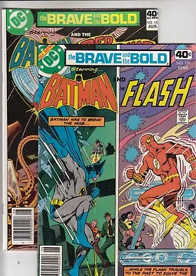 Buy Brave & Bold 151 & 153 - 1979 - Batman & Flash - Near Mint - • 7.99£