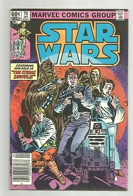 Buy Star Wars #70 Marvel 1983 Han Solo R2 D2 C3PO Luke Skywalker  The Stenax Shuffle • 7.77£