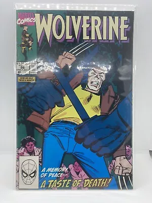 Buy Wolverine Issue # 26 Graded 9.0 + Boarded & Sleeved Marvel Comics • 4.99£