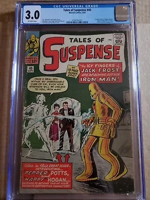 Buy Tales Of Suspense #45 Cgc 3.0 • 170.85£