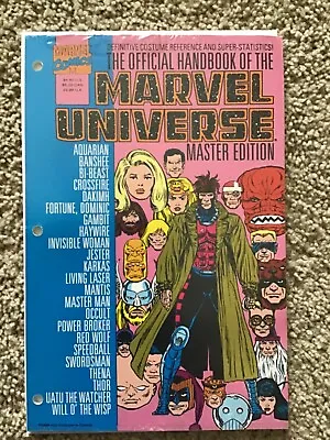 Buy Official Handbook Of The Marvel Universe Master Edition 21 Gambit Thor Sealed • 9.31£
