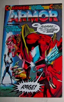 Buy Armor #2 Neal Adams Continuity Comics JUNE 1986 VF IntroducingThe Silver Streak  • 2£