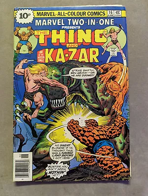 Buy Marvel Two-In-One #16, Marvel Comics, 1976, The Thing, FREE UK POSTAGE • 5.99£