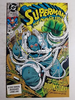 Buy Superman The Man Of Steel (1990) #18 - Very Fine - Doomsday  • 7.77£