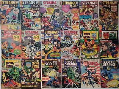 Buy STRANGE TALES Silver Age Lot (18) #123-168* Many 1ST Apps 1964-67 Jim Steranko  • 466.02£