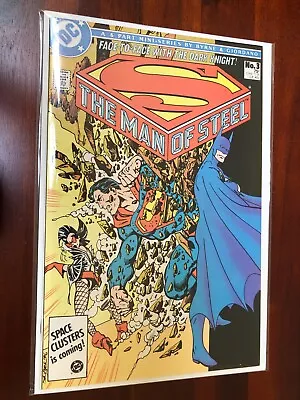 Buy Superman Man Of Steel #3 Superboy #8 Detective Comics #563 Batman • 3.10£