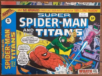 Buy Super Spider-man And The Titans #208, Marvel Uk Weekly, 02 February 1977, Gd/vg • 3.99£