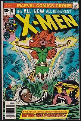 Buy Marvel Comics X-MEN #101 First Phoenix 1976 FN/VG! • 170.85£