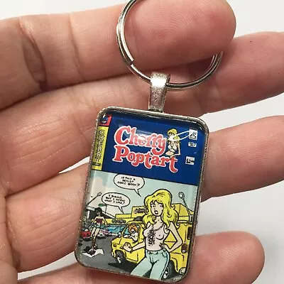 Buy Cherry #1 Cover Pendant With Key Ring And Necklace Comic Book Jewelry Poptart • 12.07£