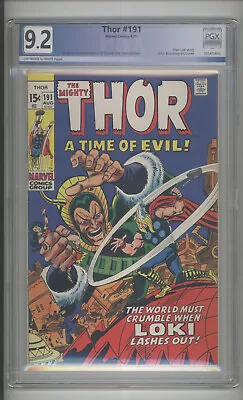 Buy Thor   #191   Pgx  9.2   John Buscema   Cover   • 143.67£