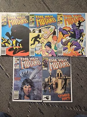 Buy The New Mutants Vol. 1 (1984-1986) Minor Key Lot. Issues 3, 9, 14, 18, & 21. • 15.56£