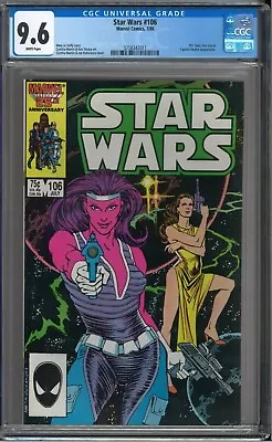 Buy Star Wars 106 (CGC 9.6) Plif Dani Den Siva Captain Hookyr 1986 Marvel Comics • 108.72£