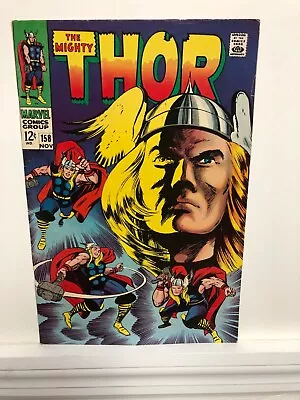 Buy Thor  # 158    VERY GOOD FINE    Nov. 1968    Origin Dr. Donald Blake Begins • 27.18£