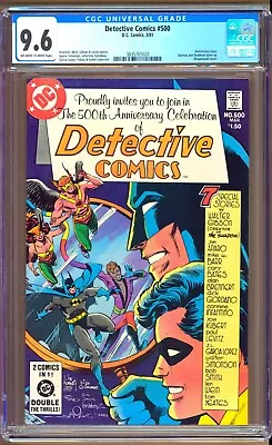 Buy Detective Comics #500 (1981) CGC 9.6 OW/W Pages  Simonson - Kubert   Deadman  • 54.35£