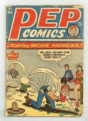 Buy Pep Comics #54 PR 0.5 1945 • 52.03£