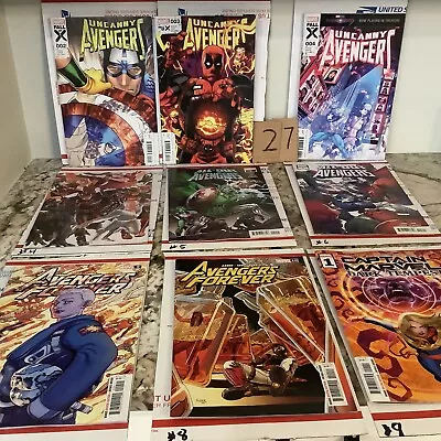 Buy Long Box Bargain...lot Of 9 ... Avengers Titles!  , $37 Comic Book Store Value • 8.54£