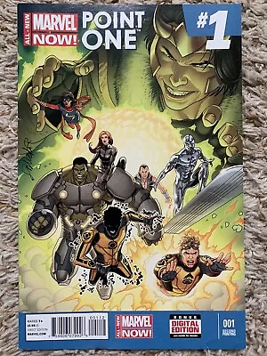 Buy ALL NEW MARVEL NOW POINT ONE #1-2ND PRINT-1st Kamala As Ms Marvel-Low Print-FN • 46.59£