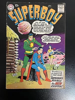 Buy Superboy #74 - Superboy's Voyage To New Krypton (DC, 1959) VG • 15.53£