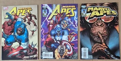 Buy Marvel Apes Issues 0, 1 + 2, Amazing Spider-Man # 110-111, Family # 1, 2008, NM • 8.99£