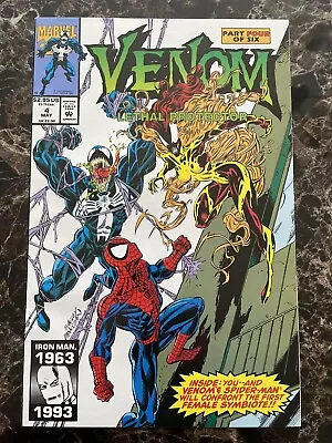 Buy Venom Lethal Protector #4-1993 Vf/nm 9.0 Spider-Man 1st App Scream • 19.42£