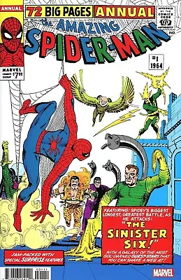 Buy Facsimile Edition (2022) The Amazing Spider-man Annual #1 [1964] Nm 9.4 • 12£
