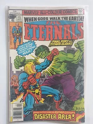 Buy THE ETERNALS Vol 1 When Gods Walked The Earth #15 JACK KIRBY Marvel Comics 1977 • 0.99£