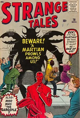 Buy Strange Tales #78 Photocopy Comic Book • 7.77£