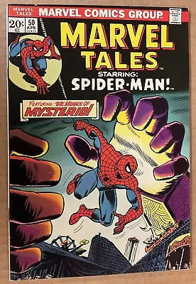 Buy MARVEL TALES #50 (1974) Marvel; Lee, Romita; Reprints ASM #67; Mysterio; VF/NM • 6.99£